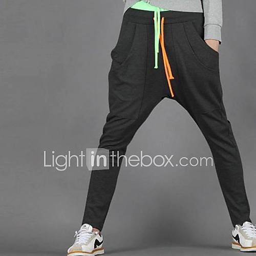 Mens Stylish Casual Long Korean Style Skinny Harem Pants