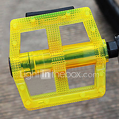 CoolChange PC Material Ultralight Anti Slip Yellow Ball Bearing Pedal