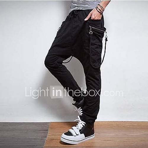 Mens Stylish Casual Long Korean Style Skinny Harem Sweatpants