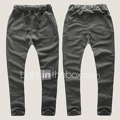 Mens Leisure Fashion Pure Cotton Movement Pants