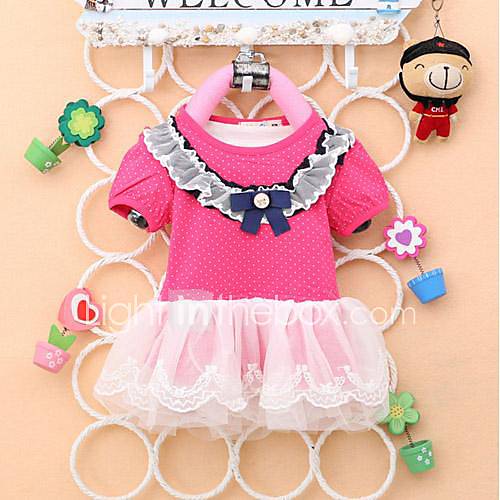 Girls Fashion Dots T Shirts Lovely Princess Summer T shirts