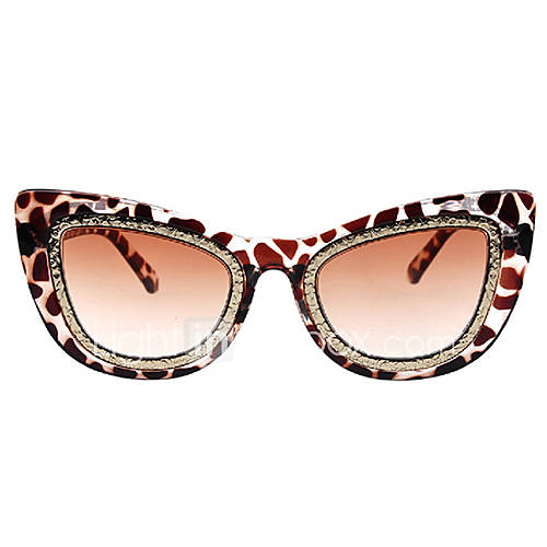 Helisun Unisex Refinement Vintage Sunglasses 9680 2 (Leopard)