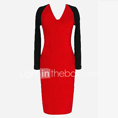 MS Red Sexy COLor Blck Dress