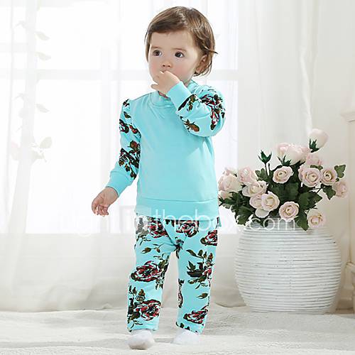 Childrens Cotton Long Sleeve Fashion Clothing Sets