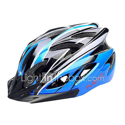 FJQXZ EPSPC Blue and Black Integrally molded Cycling Helmet(18 Vents)