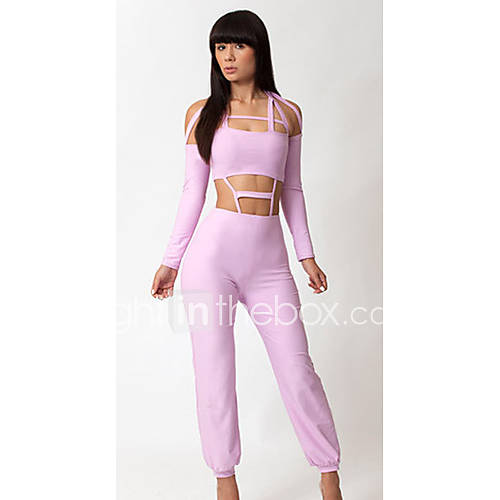 Womens Fashion Sexy Complex Bandage Jumpsuit