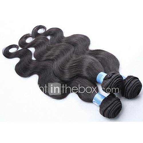 22 24 26 Color 1B Grade 5A 100G/Pcs Indian Virgin Body Wave Human Hair Extension