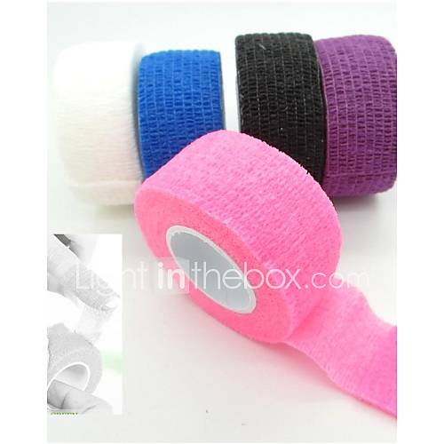 5PCS Nail Art Protection Flex Band 5 Mixed Color Wrap Manicure Tool