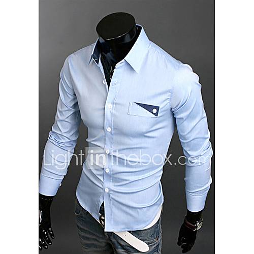 MSUIT Leisure Fashion MenS Large Size Shirt Z9102