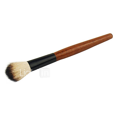 1PCS Wooden Handen Nail Art Dusting Brush With Two Tone Hair