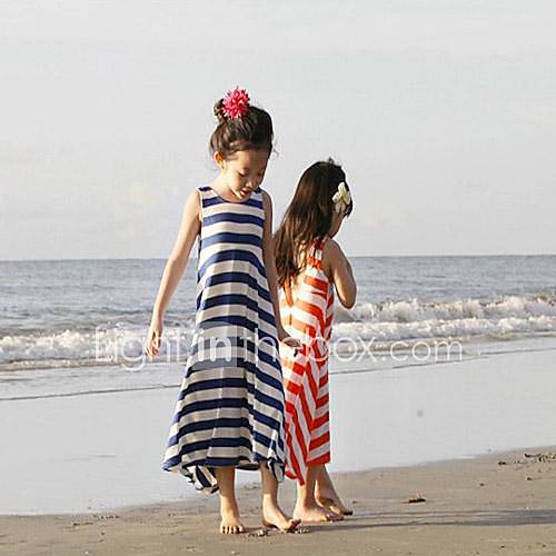 Girls Bohemias Strip Beach Dress