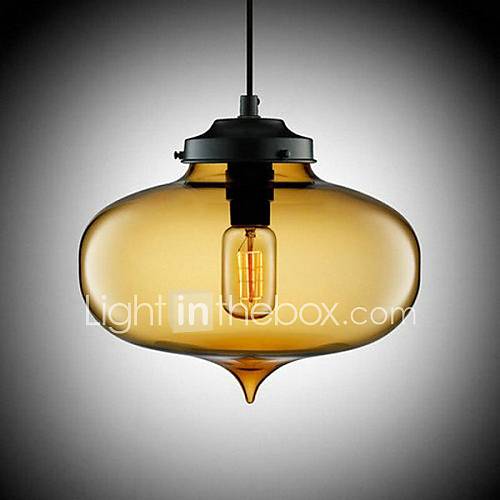 Bubble Design Pendant, 1 Light, Minimalist Iron Painting