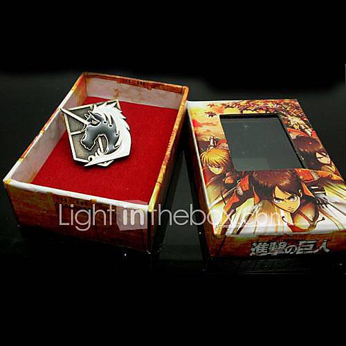 Attack on Titan Shingeki no Kyojin Military Police Brigade Brooch Cosplay Accessory