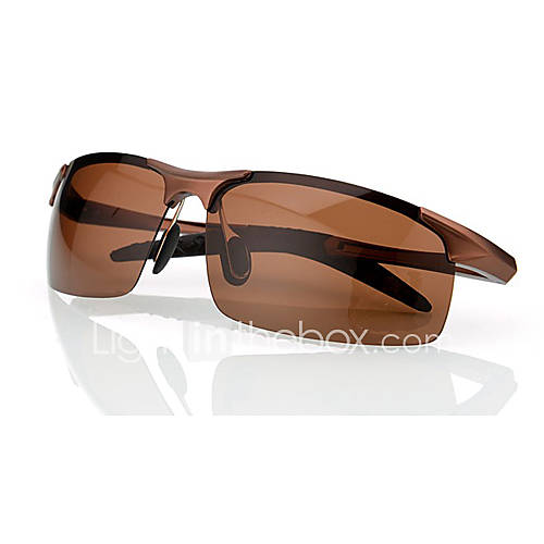 Langyajie Mens Al Mg Dedicated Driving Anti Glare Sunglasses(Screen Color)