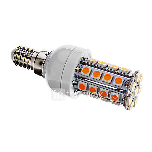 Dimmable E14 5W 36xSMD 5050 480LM 3000 3500K Warm White Light LED Corn Bulb(AC 220 240V)