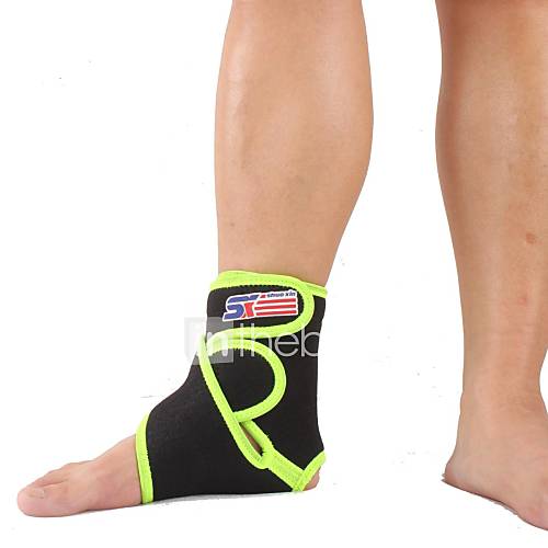 Sports Basketball Elastic Silicone Ankle Foot Brace Support Wra   Free Size