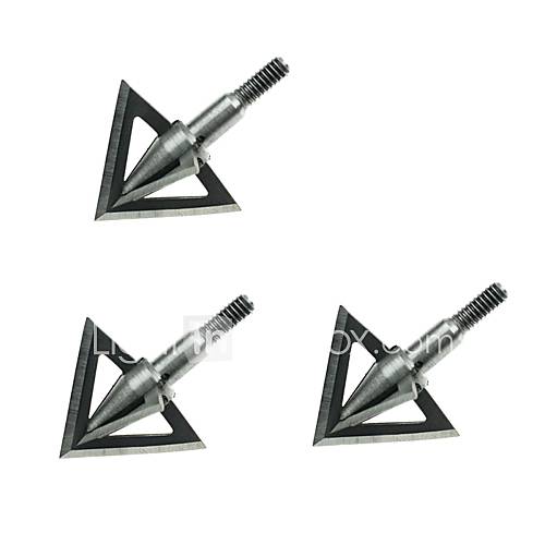 3 blades Fixed Blade Ultra Sharp Detachable Hunting Arrow Head Broadheads100gr (3 PCS)