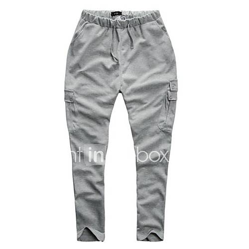 Mens Leisure Loose Pure Cotton Movement Pants