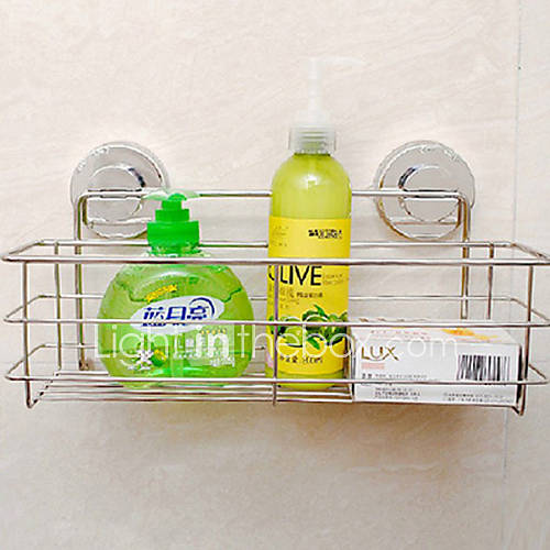 Stainless Steel Bathroom Shelves, W9cm x L30.3cm x H8.3cm