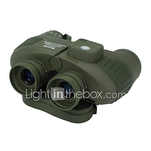 10X50 Waterproof and Night Vision Navy Binoculars Telescope with Rangefinder(Assorted Color)