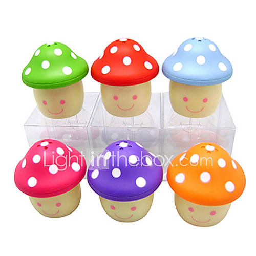 Mushroom Shaped Toothpick holder Random Colour, L7.5cm x W7.5cm x H1cm