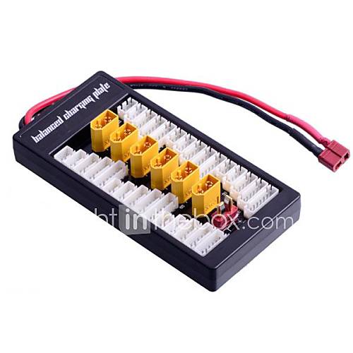 XT60 2 6 Cells Li Po Battery Chargeing Adapter Board for IMAX B6/B6AC