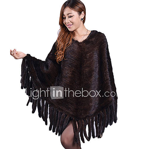 Mink Fur Party/Casual Shawl/Hood(More Colors)