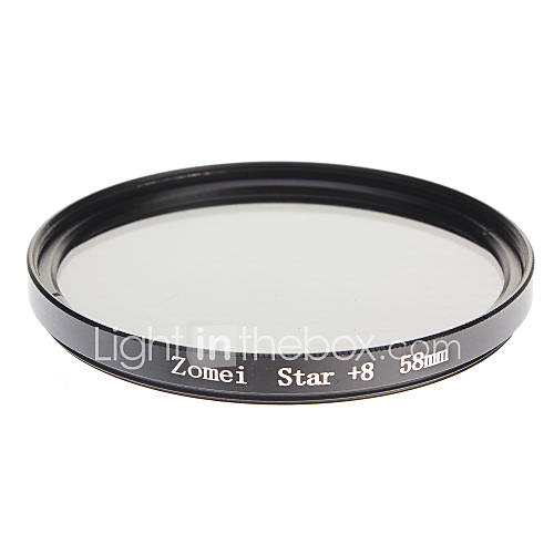 ZOMEI Camera Professional Optical Frame Star8 Filter (58mm)