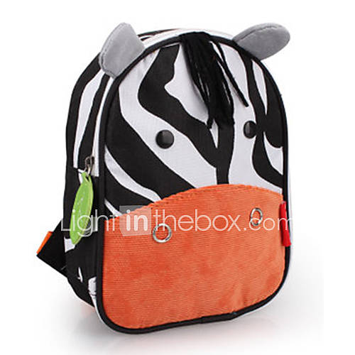 Childrens Outdoor Cartoon Animal Safety Harness Backpack(Zebra)