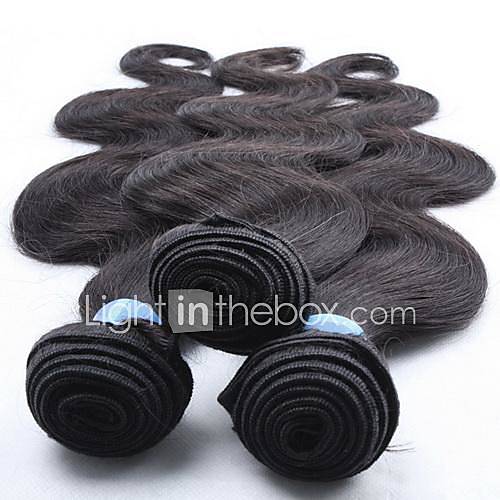 24 26 28 Color 1B Grade 5A 100G/Pcs Indian Virgin Body Wave Human Hair Extension