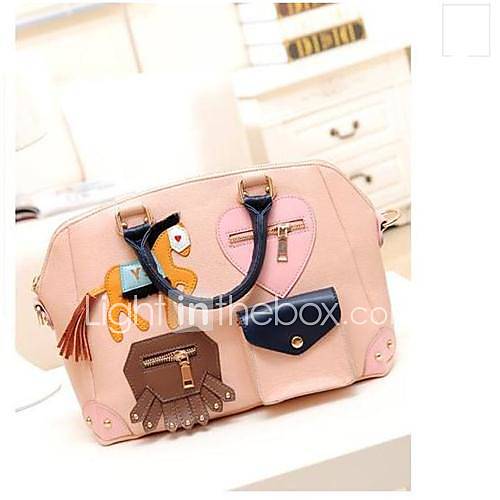 Womens Retro Simple Bag With Horse Pattern Crossbody