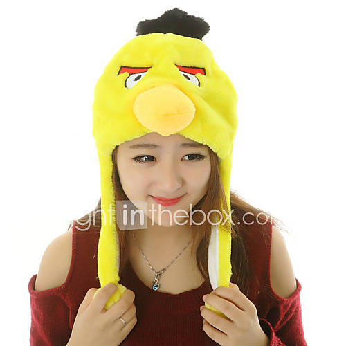 Unisex Lovely Yellow Bird Warm Fuzzy Kigurumi Aminal Beanie