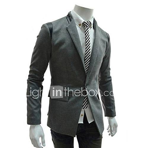 Mens Fashion Casual Small Business Suit Outerwear