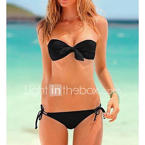 Womens Sexy Solid Push Up Bikini