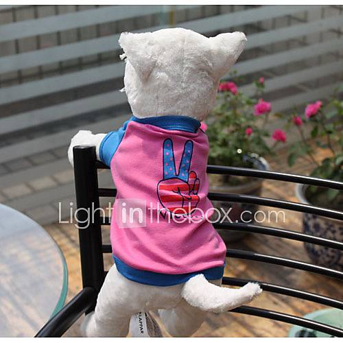 Petary Pets Cute Contrast Color Cotton T Shirt For Dog