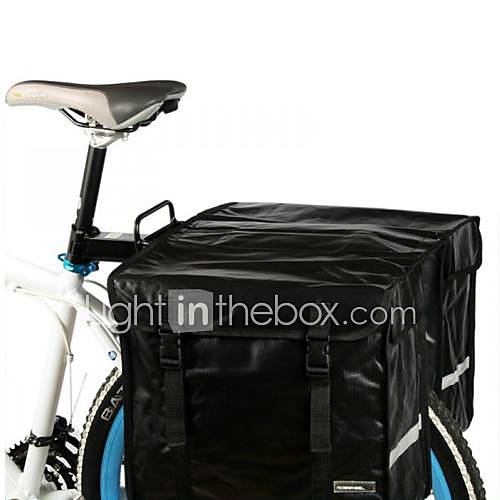 Cycling PVC Waterproof 28L Fashion Bicycle Back Shelf Bag