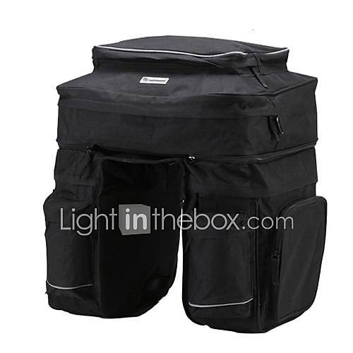 Cycling 600D Polyester Damping 45L Large Capacity Shockproof Outdoors Bicycle Back Shelf Bag