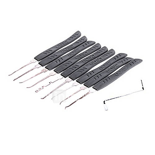 Practical Unlocking Picklock Tools for Kinds of Locks (9 pcs) LITB