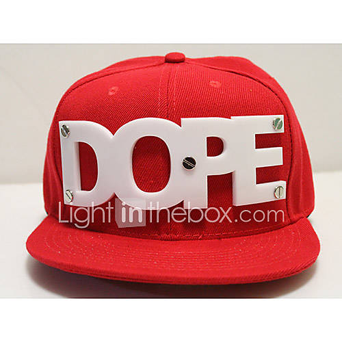 Unisex Crystal Bassball Cap With Alphabet DOPE