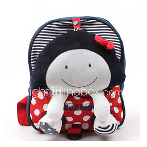 Childrens Dot Cartoon Safety Harness Backpack(Girls)