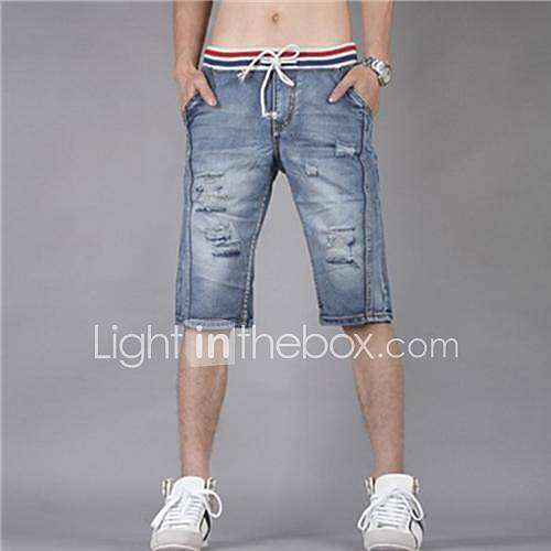 Mens Casual Fashion Shorts Jeans