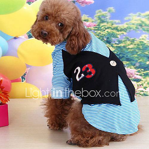 Petary Pets Cute Two Piece Like Jacket Cotton T Shirt For Dog