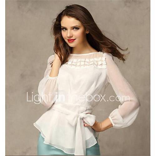 Womens Long Sleeve White Shirt