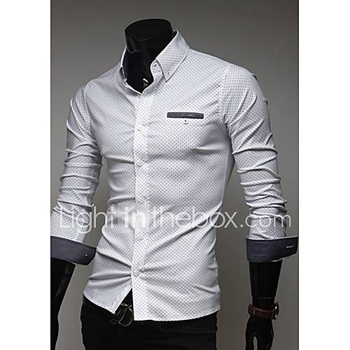 MSUIT British Fashion Men Long Sleeve Shirt Z9121