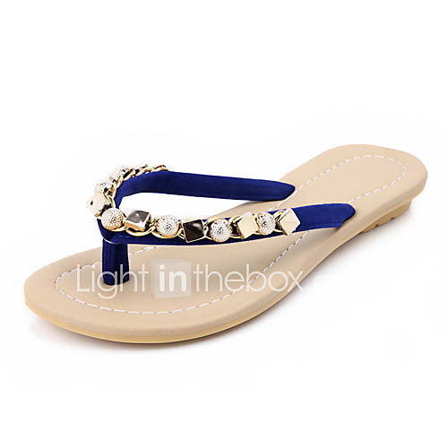 Leatherette Womens Flat Heel T Strap Sandals Shoes(More Colors)