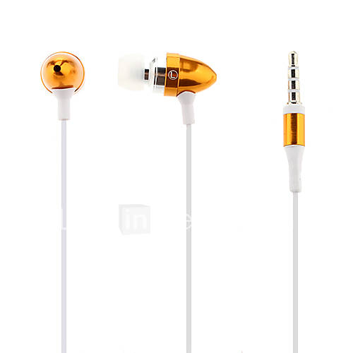 Bullet Shaped Stereo In Ear Earphone with Mic