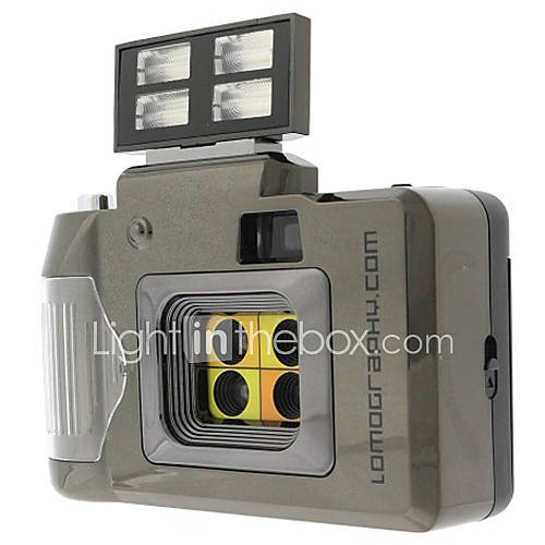 Lomography Action Sampler Flash 4 lens 35mm Film Camera