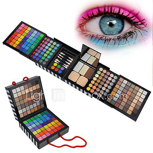 EyeShadow 177 Palette Cheek Blush Lip gloss Fashion Makeup Set Mini Eye Brush SV000423