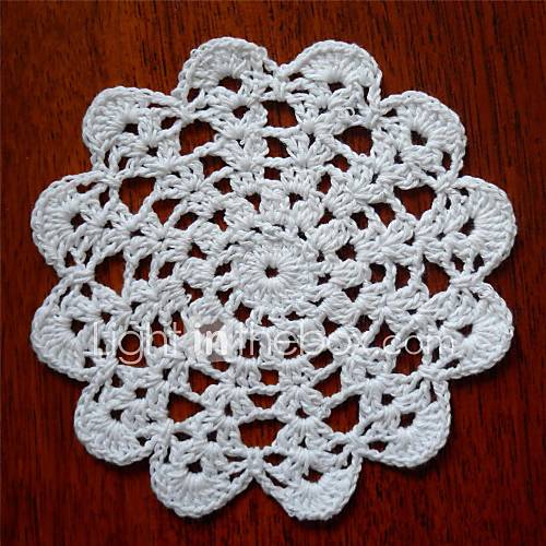 Set of 12, Lovely Handmade Shabby Chic Vintage Crochet Doilies Coaster