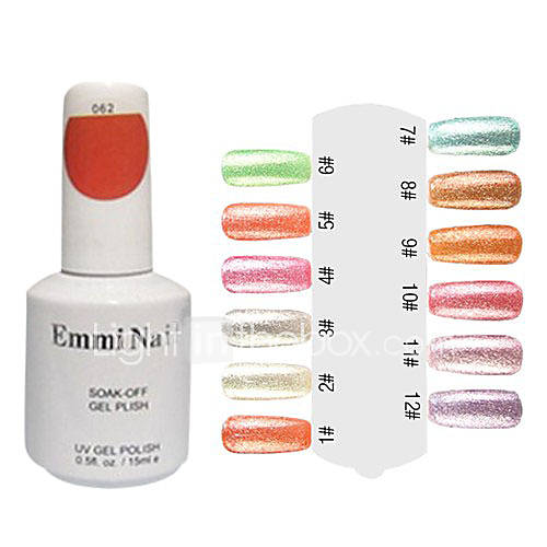 UV Color Gel Colorful Nail Art Nail Polish (15ml,1 Bottle)